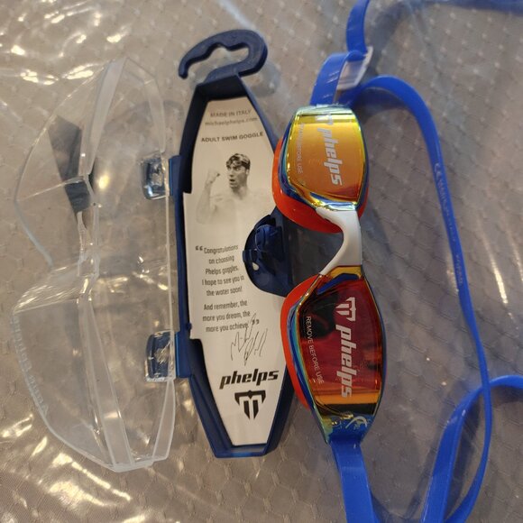 Michael Phelps Titanium Mirrored Goggles / Unisex - Picture 7 of 13